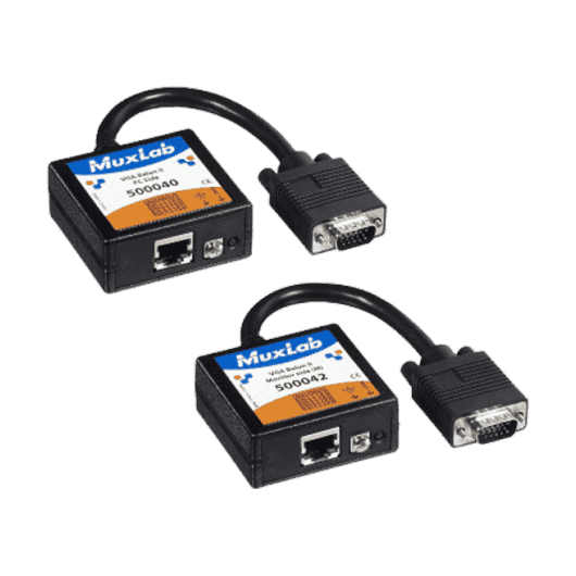 MuxLab IMU-500040-42-PK - Kit Extensor VGA Balun II sobre Cat5e/6 - Tempo Shop