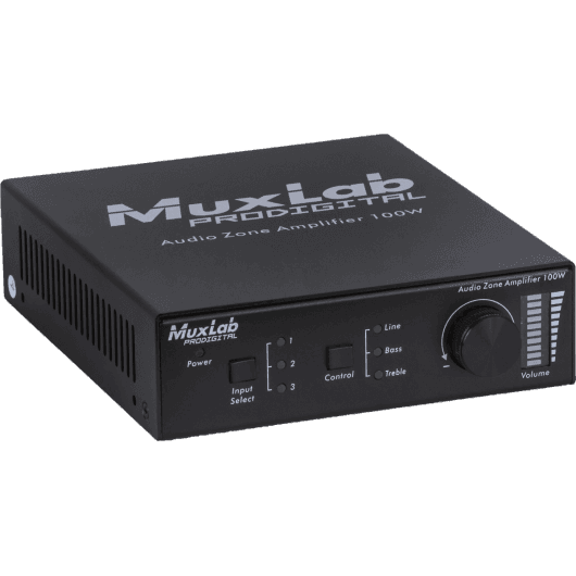 MuxLab IMU-500217-EU - Amplificador de Zona de Audio 100W Class D con Entradas Analógicas y Digitales - Tempo Shop