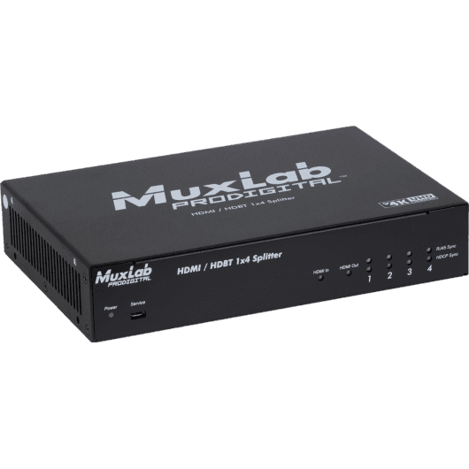 MuxLab IMU-500424 - Distribuidor HDMI/HDBaseT 1x4 UHD-4K para Instalaciones Profesionales - Tempo Shop
