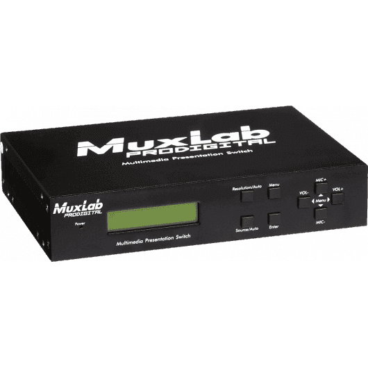 MuxLab IMU-500435 - Sistema de Presentación y Escalador HDBaseT HDMI/VGA 5x1 - Tempo Shop