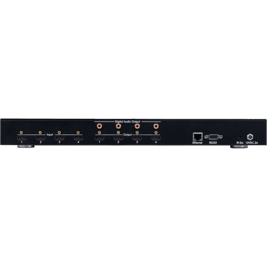 MuxLab IMU-500444 - Matriz HDMI 4x4 4K/60 - Conmutación Profesional UHD - Tempo Shop