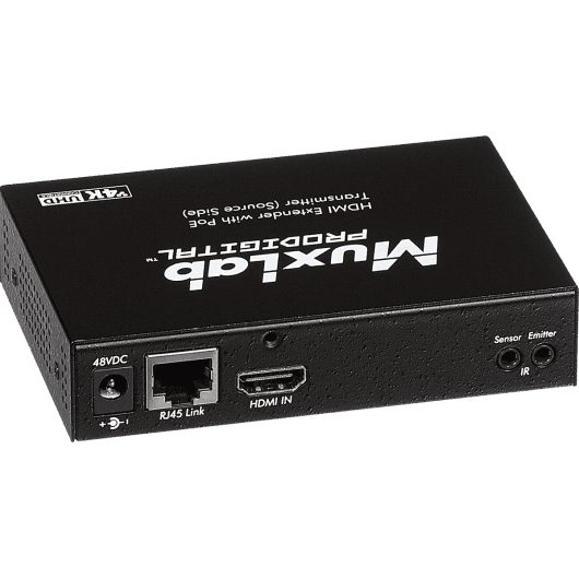 MuxLab IMU-500451-TX - Transmisor HDMI HDBaseT UHD 4K - Extensión de Señal Profesional hasta 70 Metros - Tempo Shop