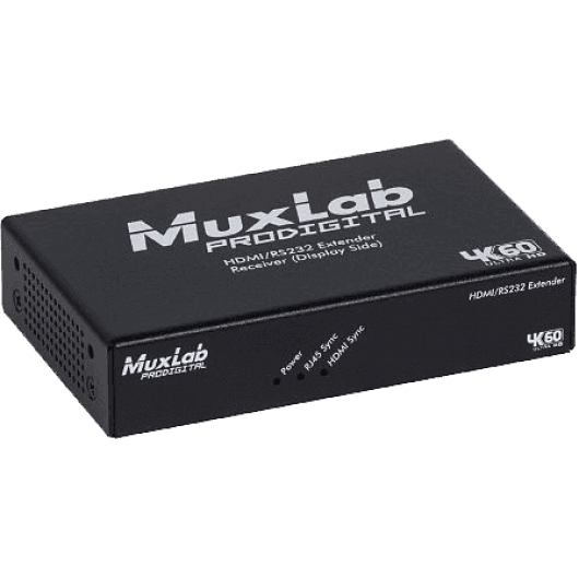 MuxLab IMU-500459-100 - Kit Extensor HDMI 2.0 / RS232 HDBaseT de Largo Alcance (100m) - Tempo Shop