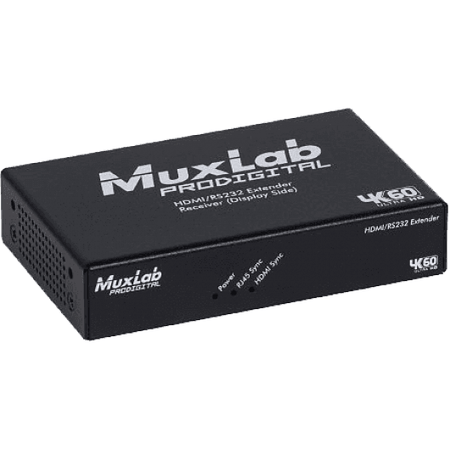MuxLab IMU-500459-100 - Kit Extensor HDMI 2.0 / RS232 HDBaseT de Largo Alcance (100m) - Tempo Shop