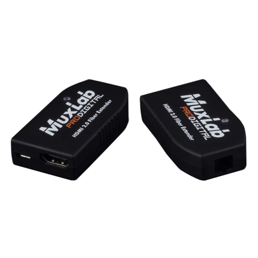 MuxLab IMU-500464-V2 - Mini Kit Extensor HDMI 4K 60Hz por Fibra Óptica (Hasta 1000 m) - Tempo Shop