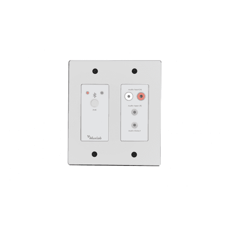 MuxLab IMU-500555-WH - Panel de Pared Interfaz de Audio Bluetooth y Analógico a Dante (Blanco) - Tempo Shop