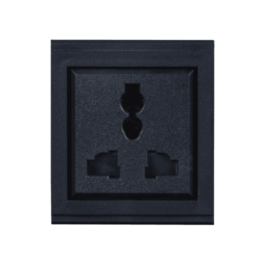 MuxLab IMU-500613 - Módulo de Toma Eléctrica Universal para Panel de Mesa 500610 - Tempo Shop