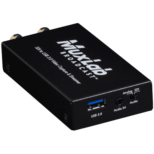 MuxLab IMU-500705 - Streamer y Capturadora de Vídeo Profesional 3G-SDI a USB 3.0 con Loop-Out - Tempo Shop