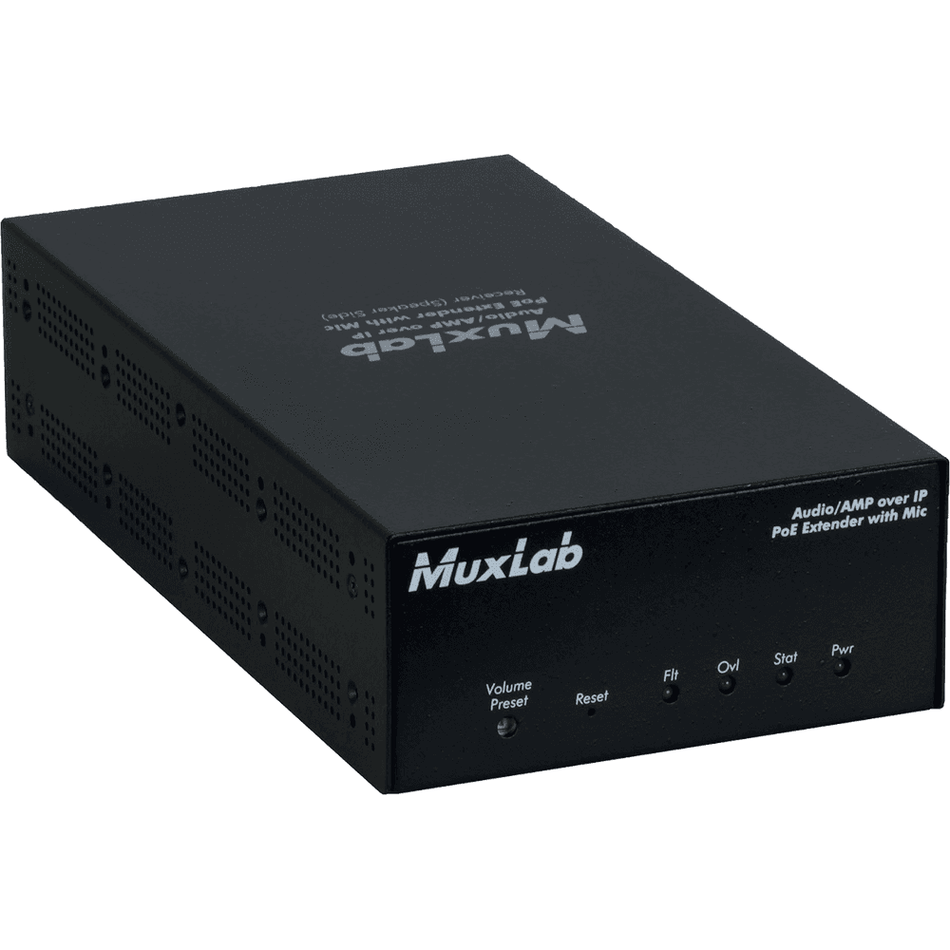 MuxLab IMU-500755-AMP-RX - Receptor de Audio sobre IP con Amplificador Integrado - Tempo Shop