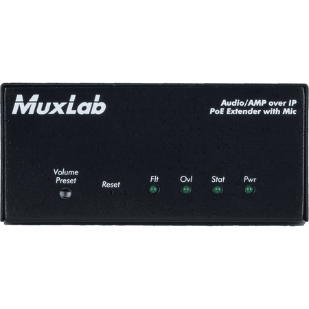 MuxLab IMU-500755-AMP-RX - Receptor de Audio sobre IP con Amplificador Integrado - Tempo Shop