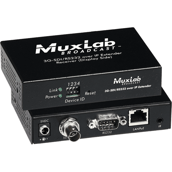 MuxLab IMU-500756-RX - Receptor 3G-SDI sobre IP con PoE - Tempo Shop
