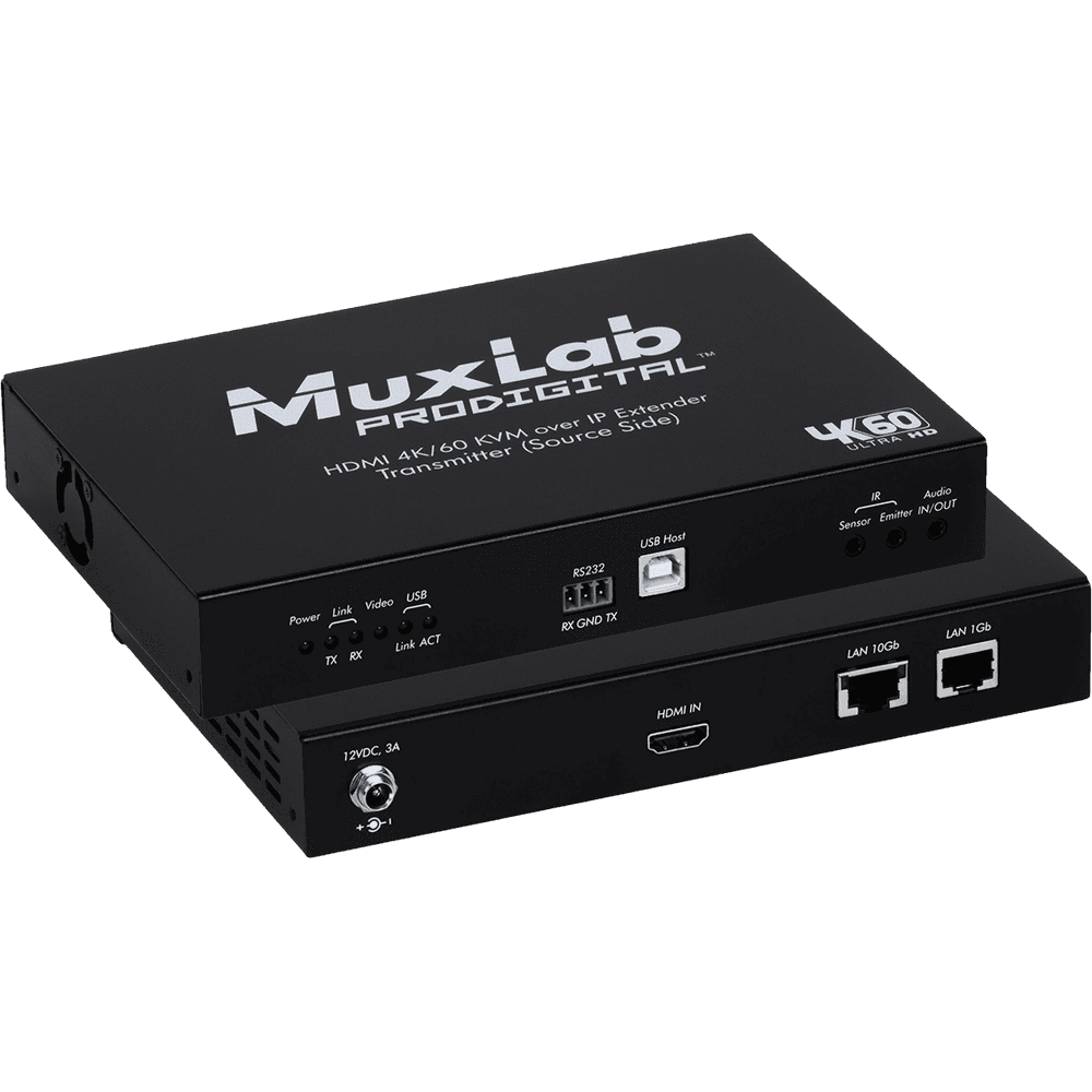 MuxLab IMU-500760-TX-KVM - Transmisor KVM sobre IP 4K/60Hz - Tempo Shop