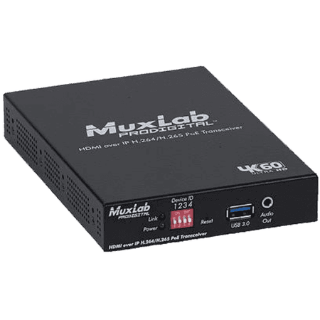 MuxLab IMU-500764-TX - Transmisor HDMI sobre IP H.264/H.265 con PoE - Tempo Shop