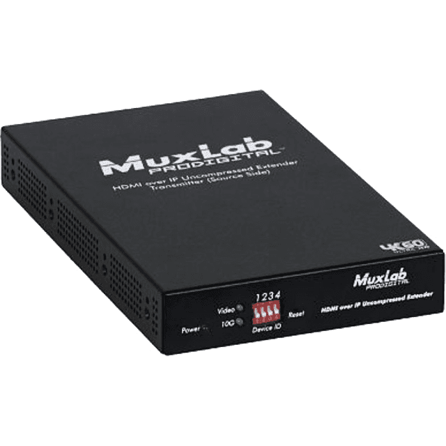 MuxLab IMU-500768-TX - Transmisor AV sobre IP HDMI 4K/60 con PoE y RS232 - Tempo Shop