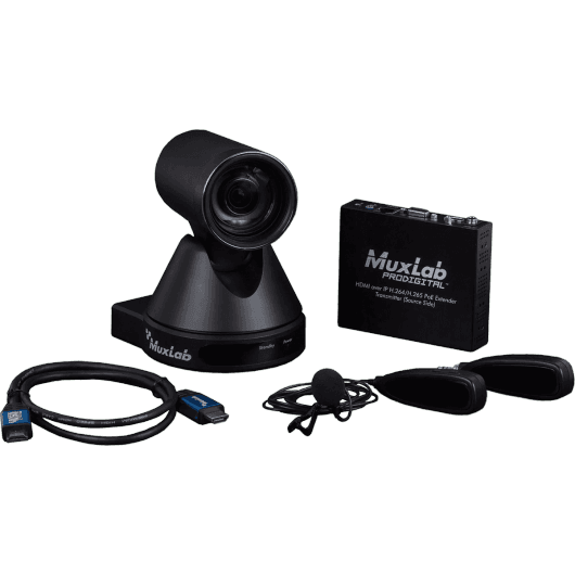 MuxLab IMU-500786 - Kit de Streaming con Cámara PTZ HDMI/IP y Transmisor - Tempo Shop