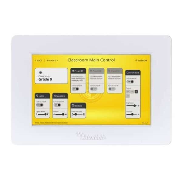 MuxLab IMU-500817-WH - Panel de Control Táctil de 5" con PoE - Tempo Shop