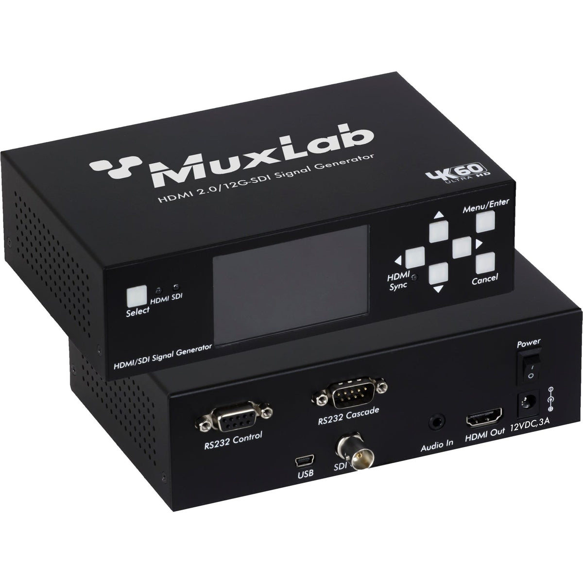 MuxLab IMU-500830-V2 - Generador de Señales HDMI 2.0/12G-SDI - Tempo Shop