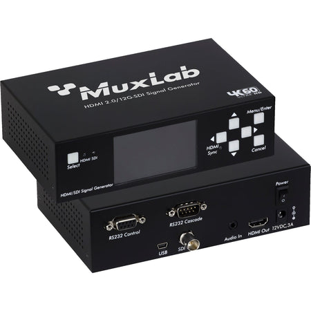 MuxLab IMU-500830-V2 - Generador de Señales HDMI 2.0/12G-SDI - Tempo Shop