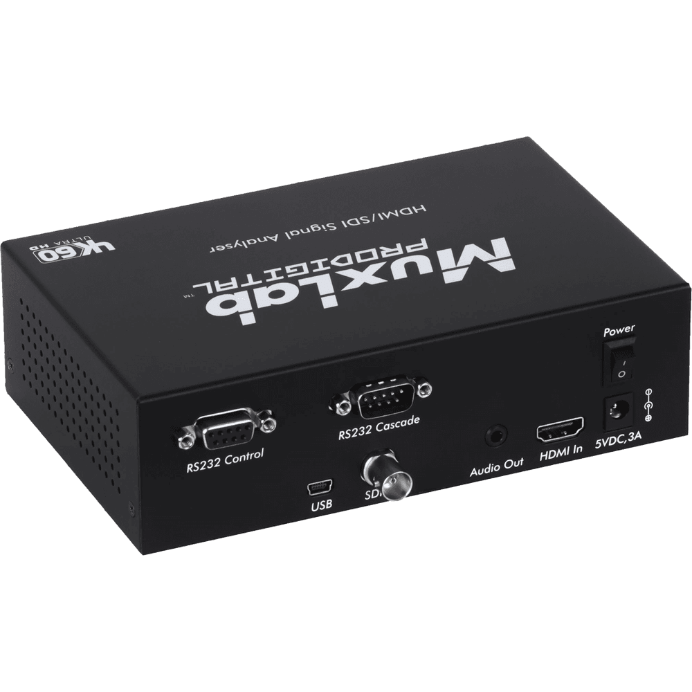 MuxLab IMU-500831 - Analizador de Señales HDMI 2.0 y 3G-SDI Profesional - Tempo Shop