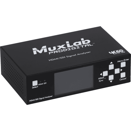 MuxLab IMU-500831 - Analizador de Señales HDMI 2.0 y 3G-SDI Profesional - Tempo Shop