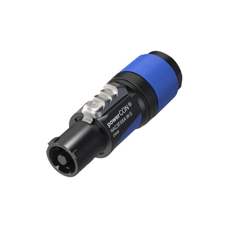 Neutrik NAC3FXXA - W - S - Conector powerCON blue PowerIn small - Tempo Shop