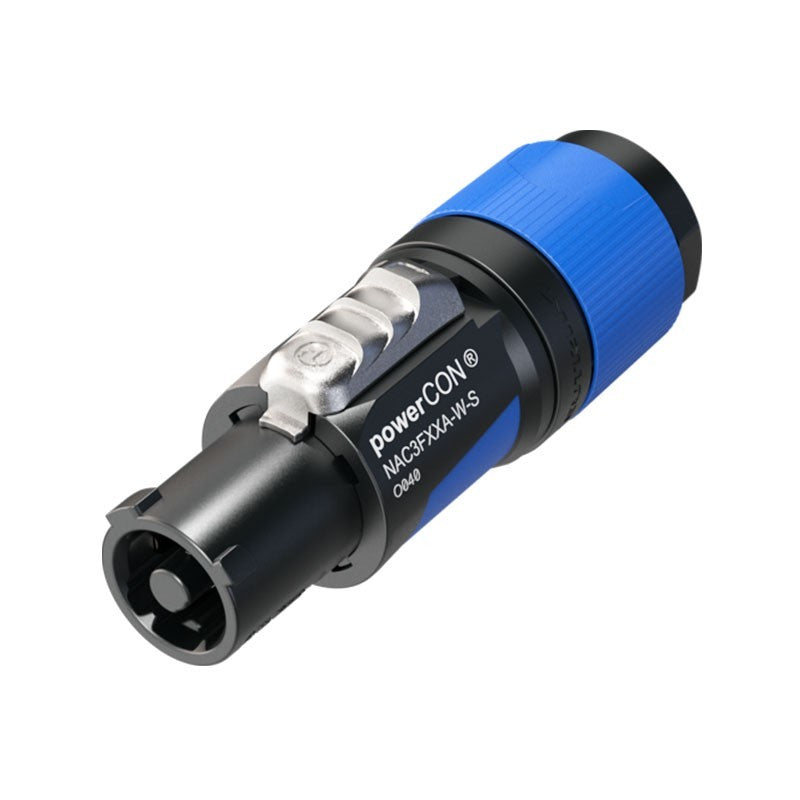 Neutrik NAC3FXXA-W-S - Conector Powercon Aéreo de Entrada - Tempo Shop