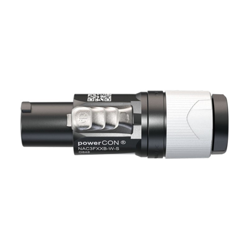 Neutrik NAC3FXXB-W-S - Conector Powercon Aéreo Gris Salida 16A - Tempo Shop