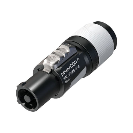 Neutrik NAC3FXXB-W-S - Conector Powercon Aéreo Gris Salida 16A - Tempo Shop