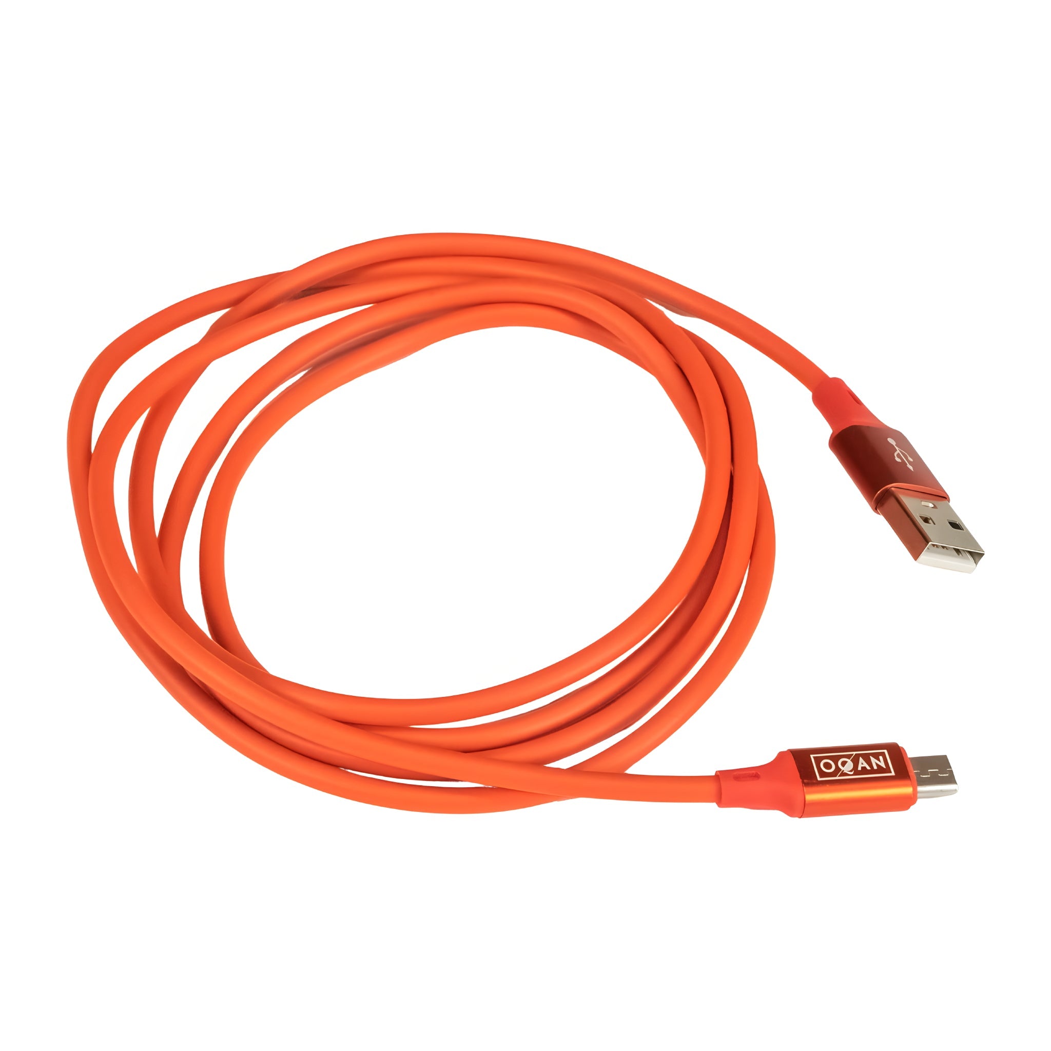 OQAN CABLE MICRO USB - Cable Micro USB a USB Rojo - Tempo Shop