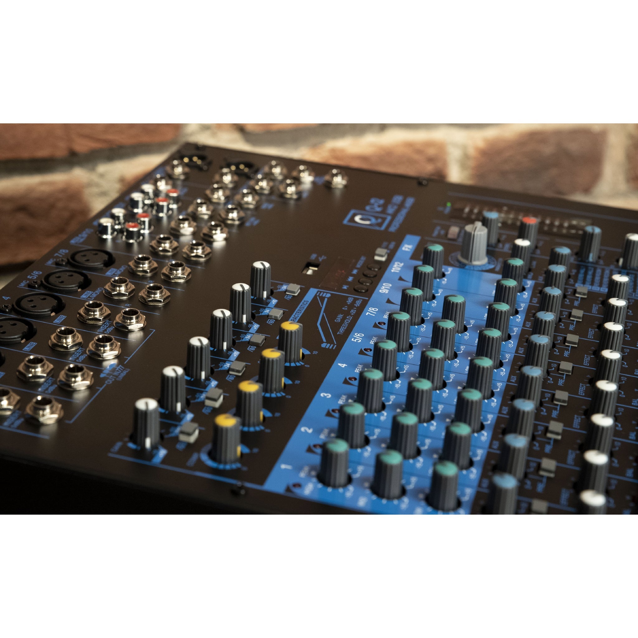 OQAN MIXER Q12 MK2 USB - Mesa de mezclas de 12 canales - Tempo Shop