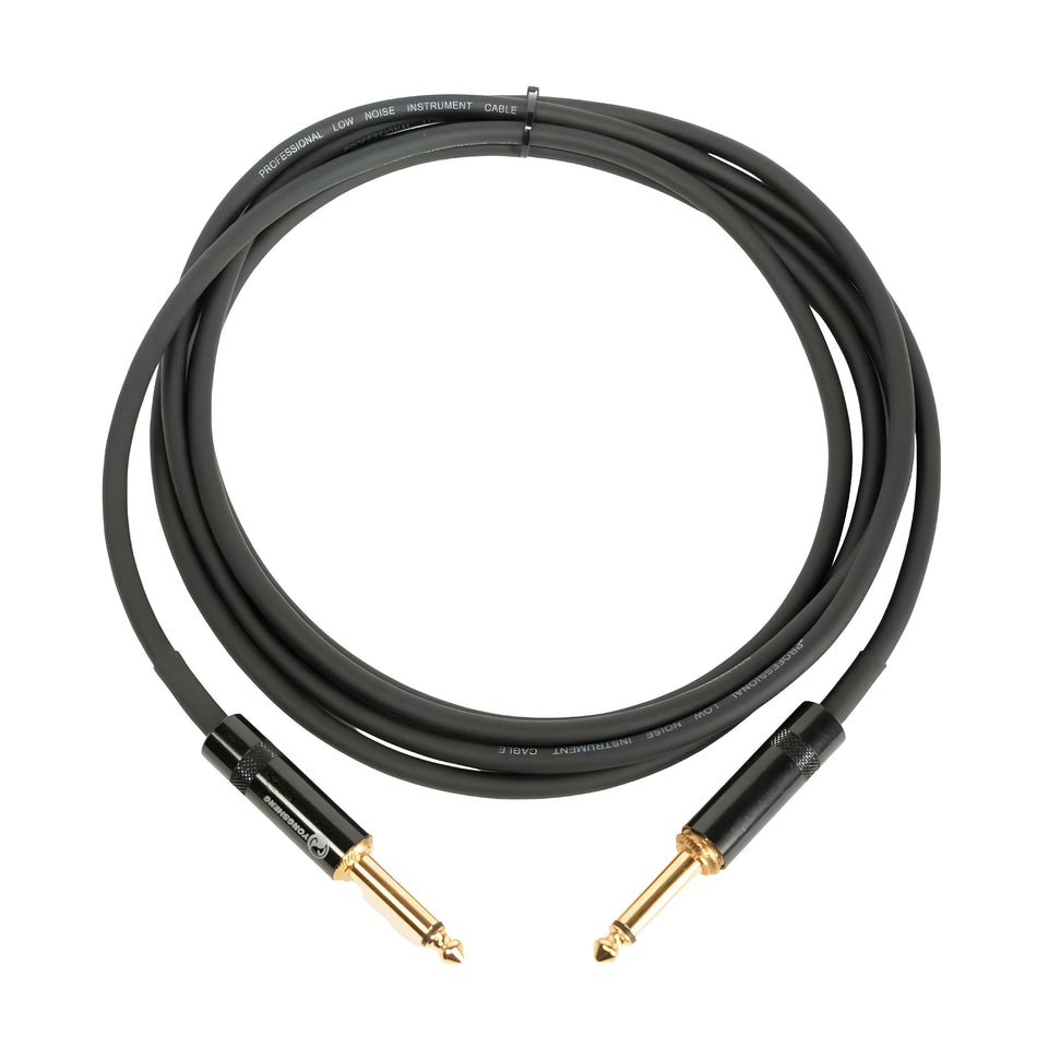 OQAN QABLP - Cable Jack Mono - Jack Mono Dorado/Negro de 3m - Tempo Shop