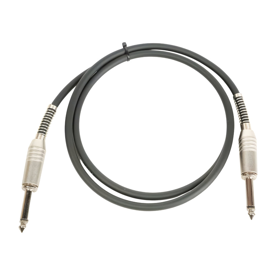 OQAN QABLP - Cable Jack Mono - Jack Mono Metal Plateado de 3m - Tempo Shop
