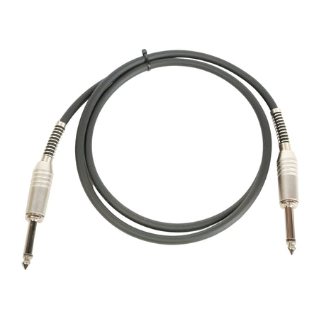 OQAN QABLP - Cable Jack Mono - Jack Mono Metal Plateado de 6m - Tempo Shop