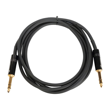 OQAN QABLP - Cable Jack Stereo - Jack Mono Stereo Dorado/Negro de 3m - Tempo Shop
