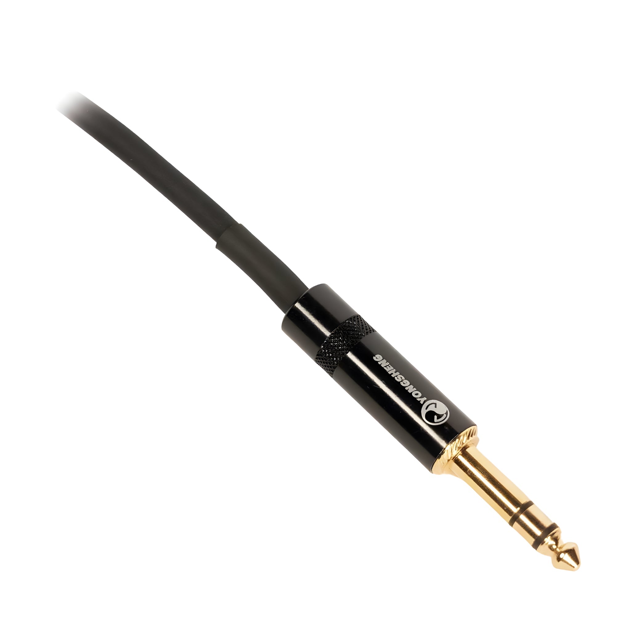 OQAN QABLP - Cable Mini Jack Stereo - Jack Stereo Dorado/Negro de 3m - Tempo Shop