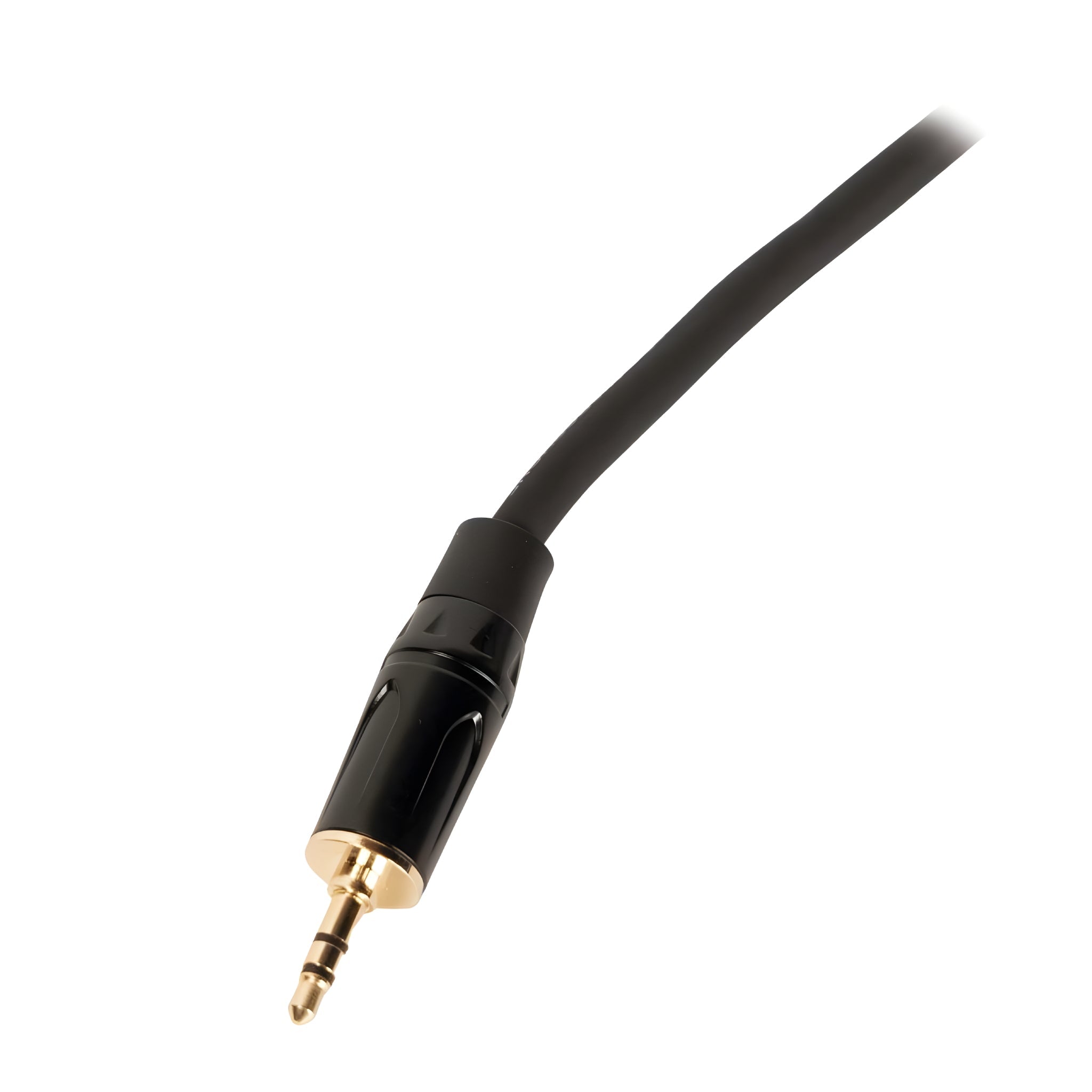 OQAN QABLP - Cable Mini Jack Stereo - Jack Stereo Dorado/Negro de 3m - Tempo Shop