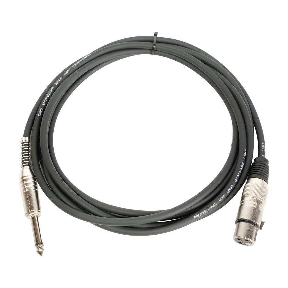 OQAN QABLP - Cable XLR Hembra - Jack Mono de 10m - Tempo Shop