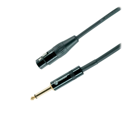OQAN QABLP - Cable XLR Hembra - Jack Mono Dorado/Negro de 3m - Tempo Shop