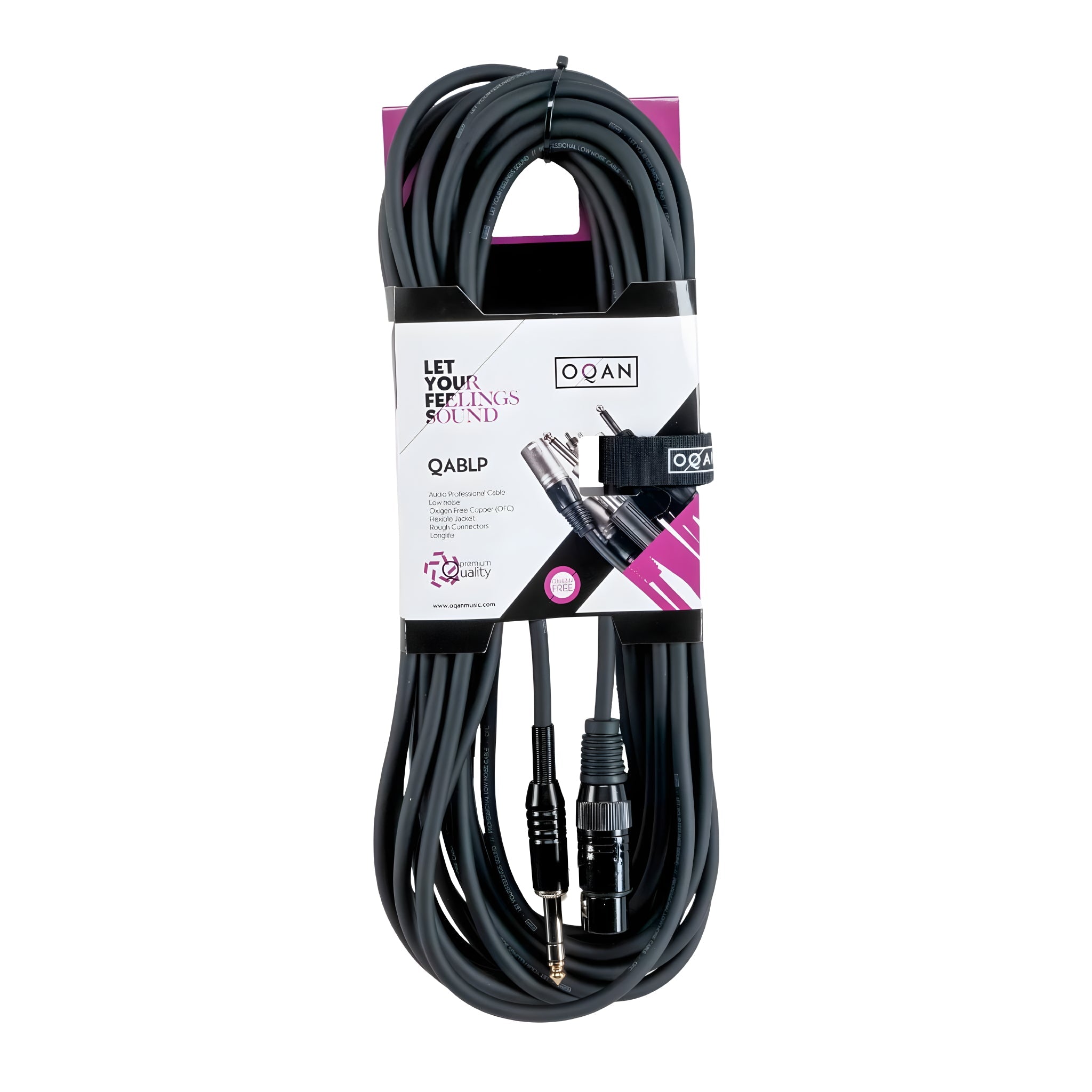 OQAN QABLP - Cable XLR Hembra - Jack Stereo de 10m - Tempo Shop