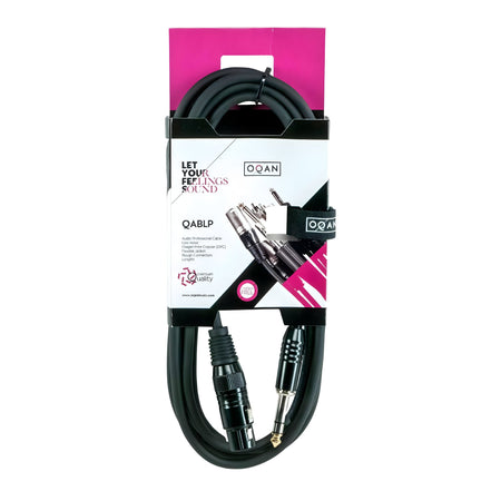 OQAN QABLP - Cable XLR Hembra - Jack Stereo de 3m - Tempo Shop