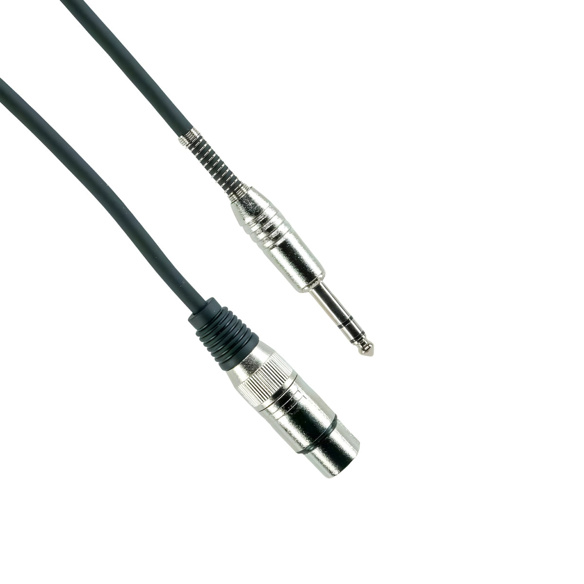 OQAN QABLP - Cable XLR Hembra - Jack Stereo Plateado de 10m - Tempo Shop