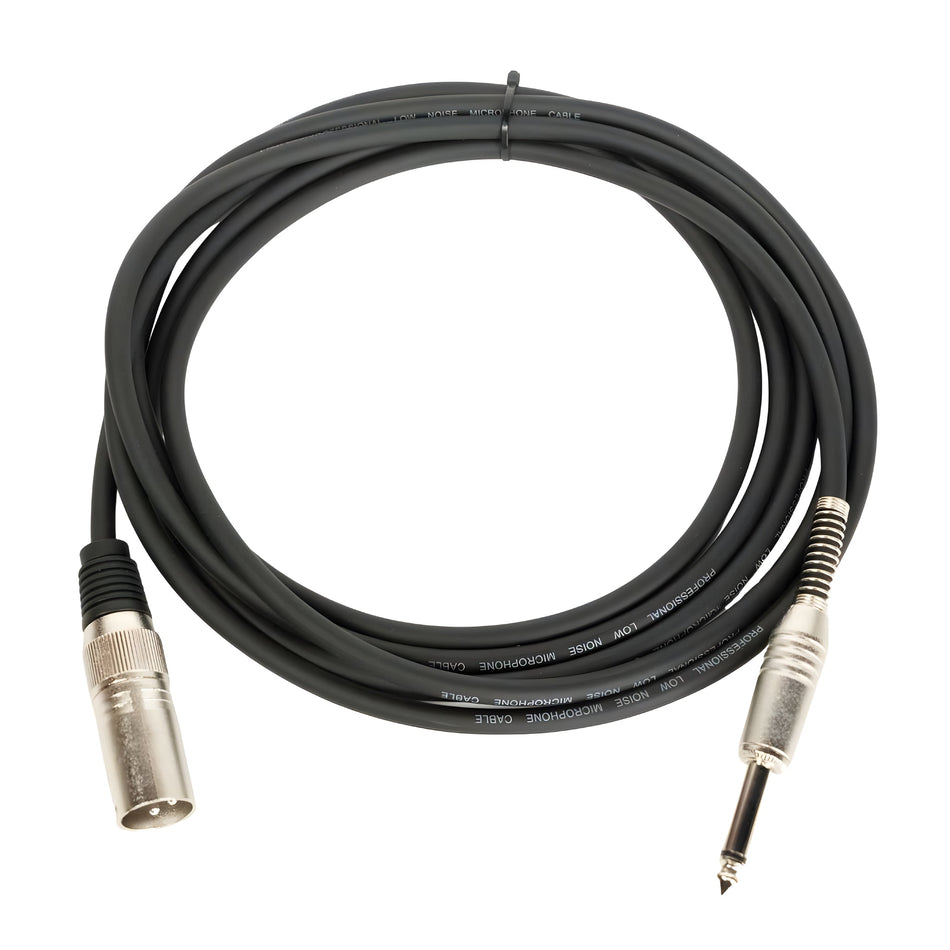 OQAN QABLP - Cable XLR Macho - Jack Mono de 10m - Tempo Shop