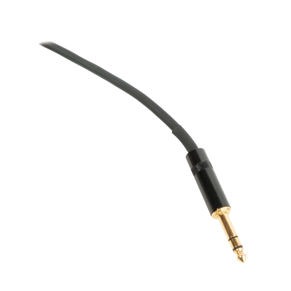 OQAN QABLP - Cable XLR Macho - Jack Stereo Dorado/Negro de 3m - Tempo Shop
