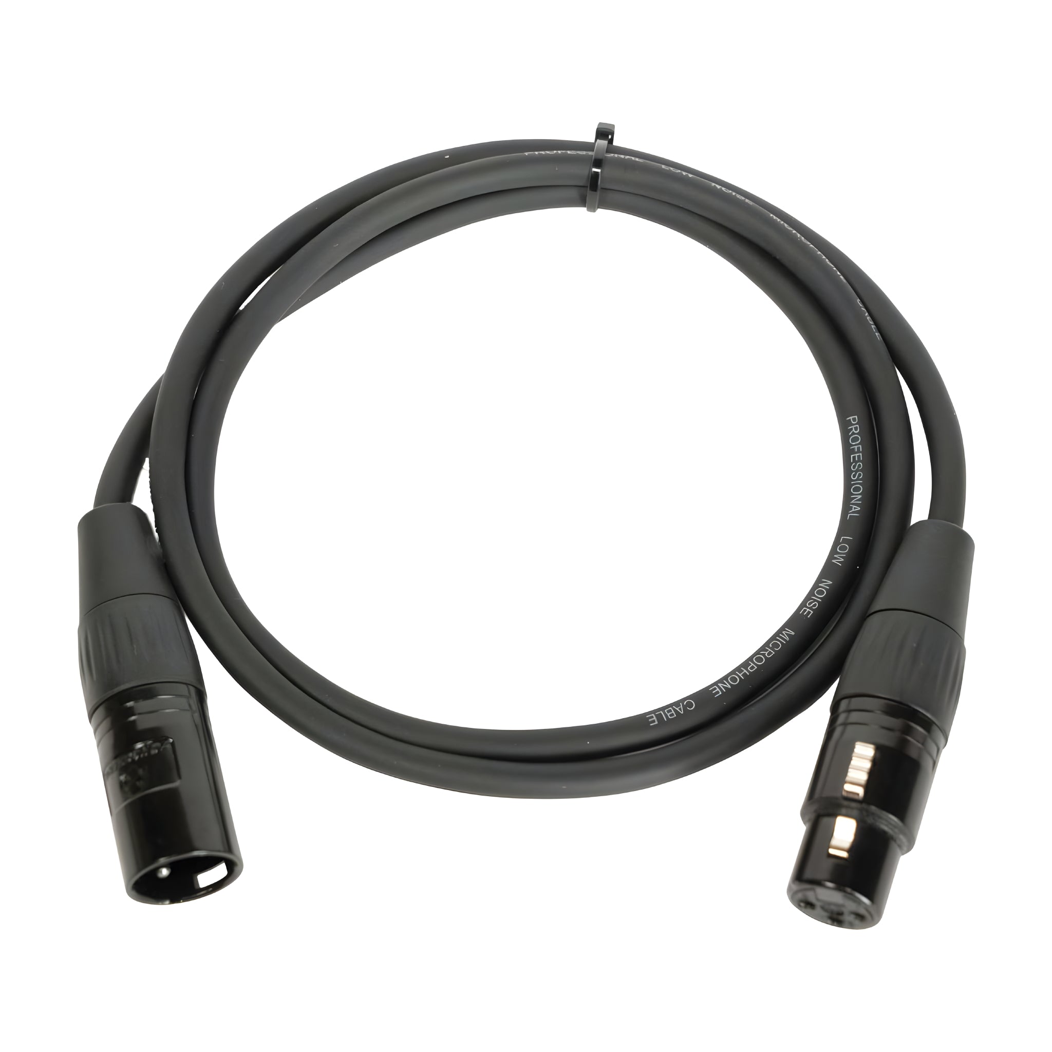 OQAN QABLP - Cable XLR Macho - XLR Hembra Negro de 5m - Tempo Shop