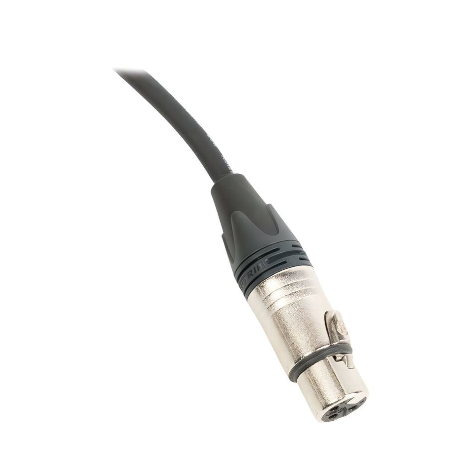 OQAN QABLP - Cable XLR Macho - XLR Hembra Neutrik Plateado de 5m - Tempo Shop