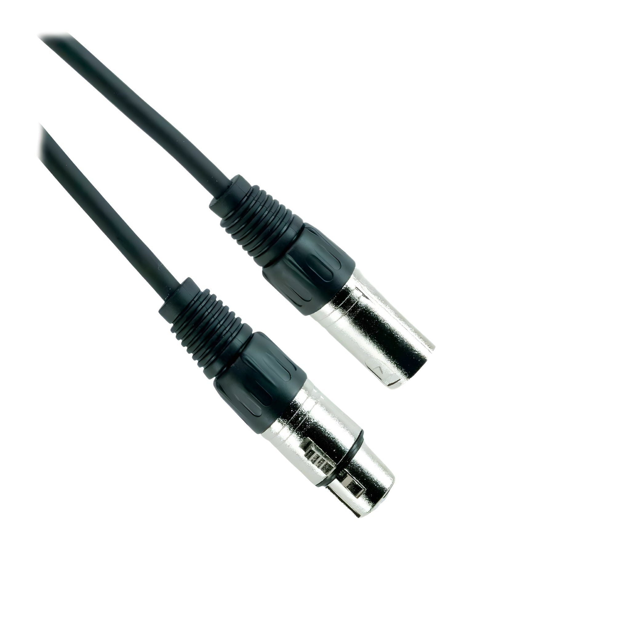OQAN QABLP - Cable XLR Macho - XLR Hembra Plateado de 10m - Tempo Shop