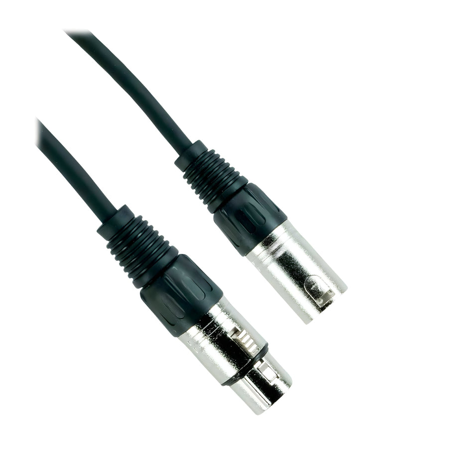 OQAN QABLP - Cable XLR Macho - XLR Hembra Plateado de 3m - Tempo Shop