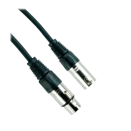 OQAN QABLP - Cable XLR Macho - XLR Hembra Plateado de 5m - Tempo Shop