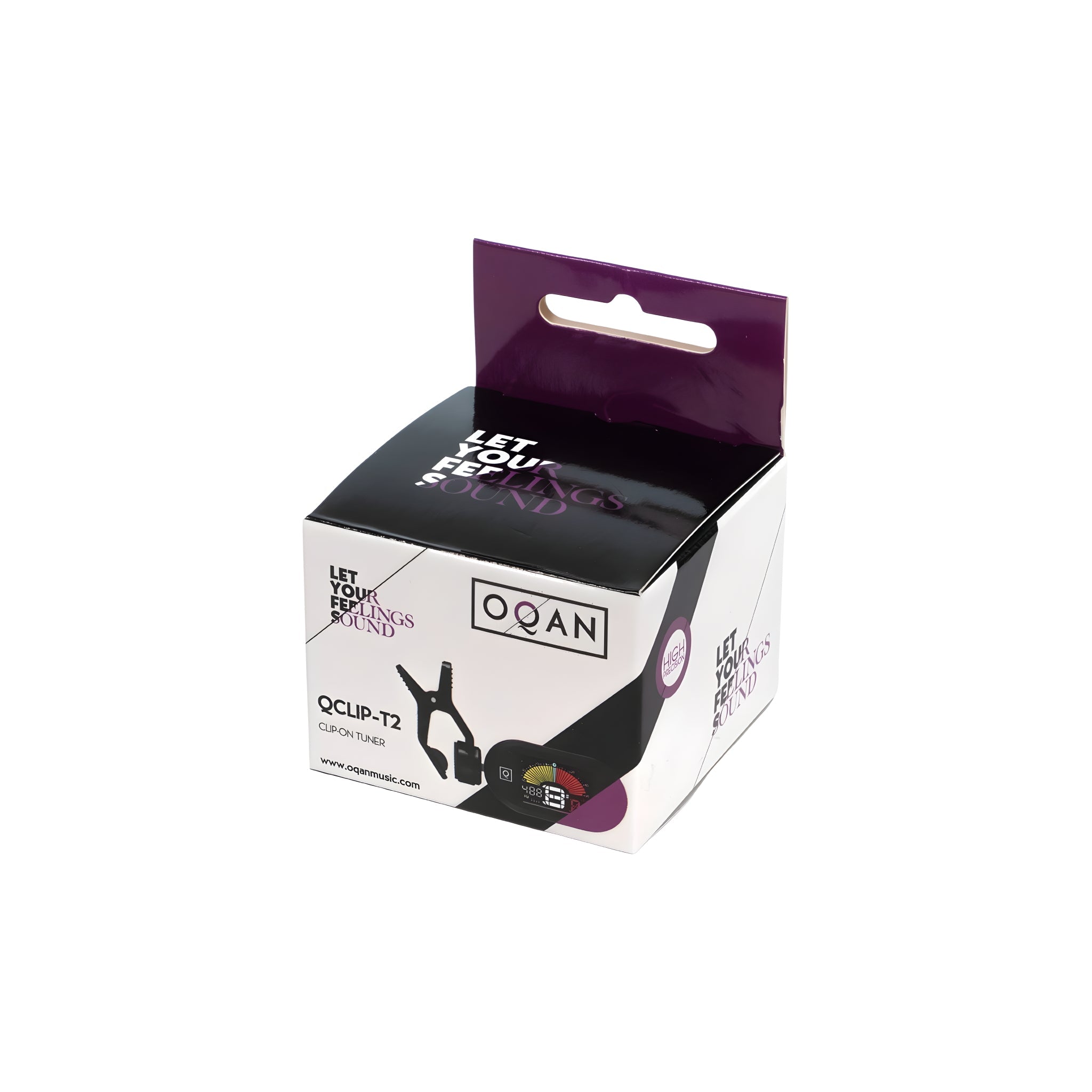 OQAN QCLIP - T2 - Afinador cromático - Tempo Shop