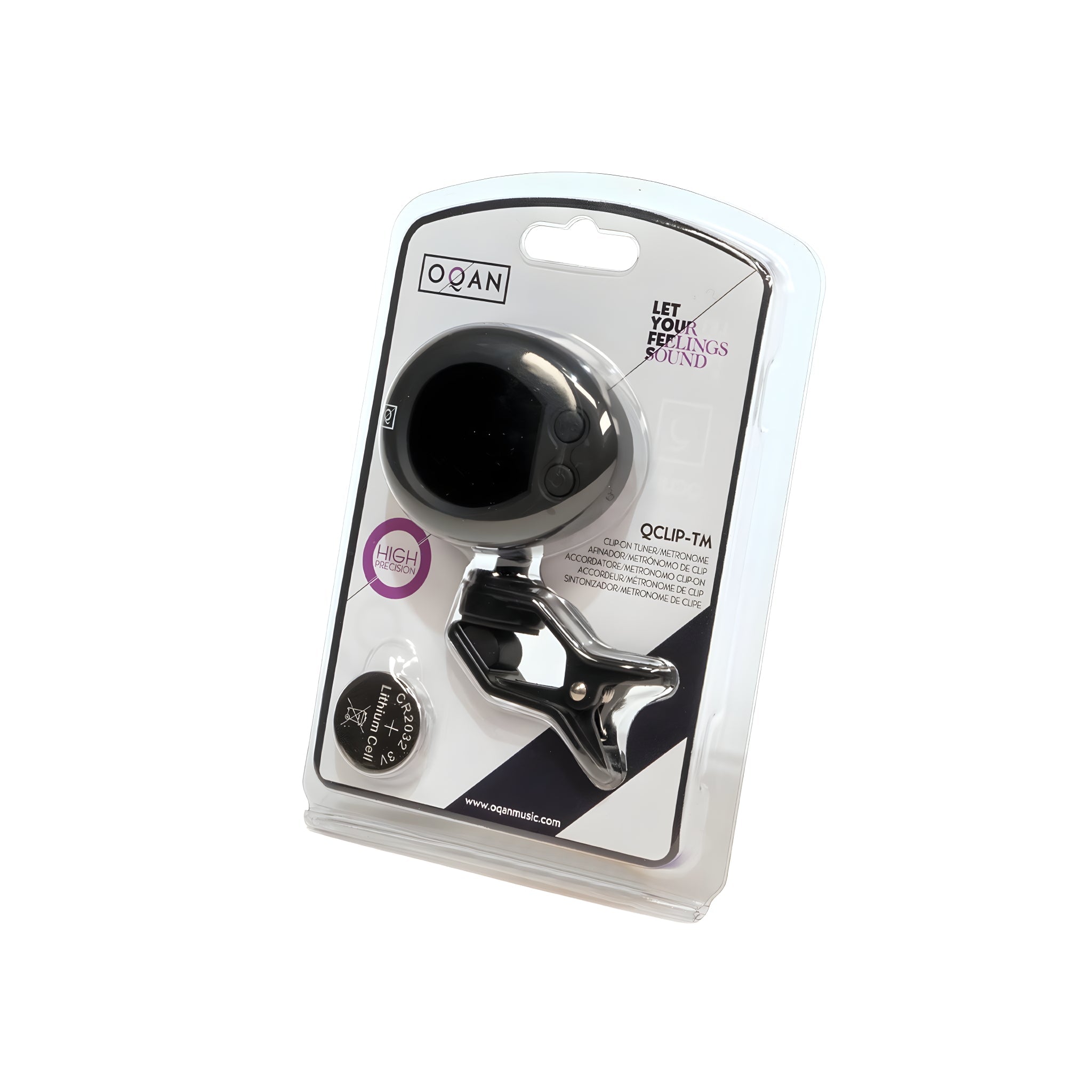 OQAN QCLIP - TM - Afinador metrónomo - Tempo Shop